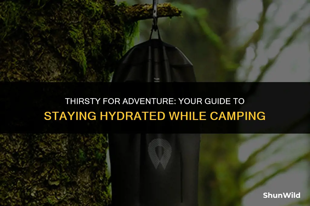 how to bring enough water camping