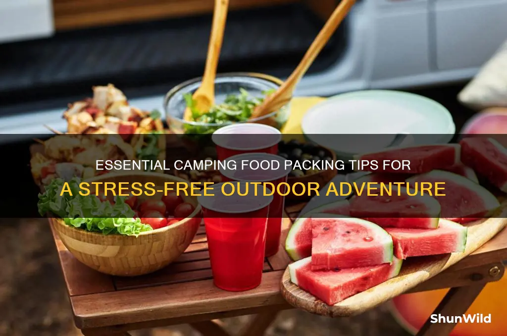 how to bring food camping