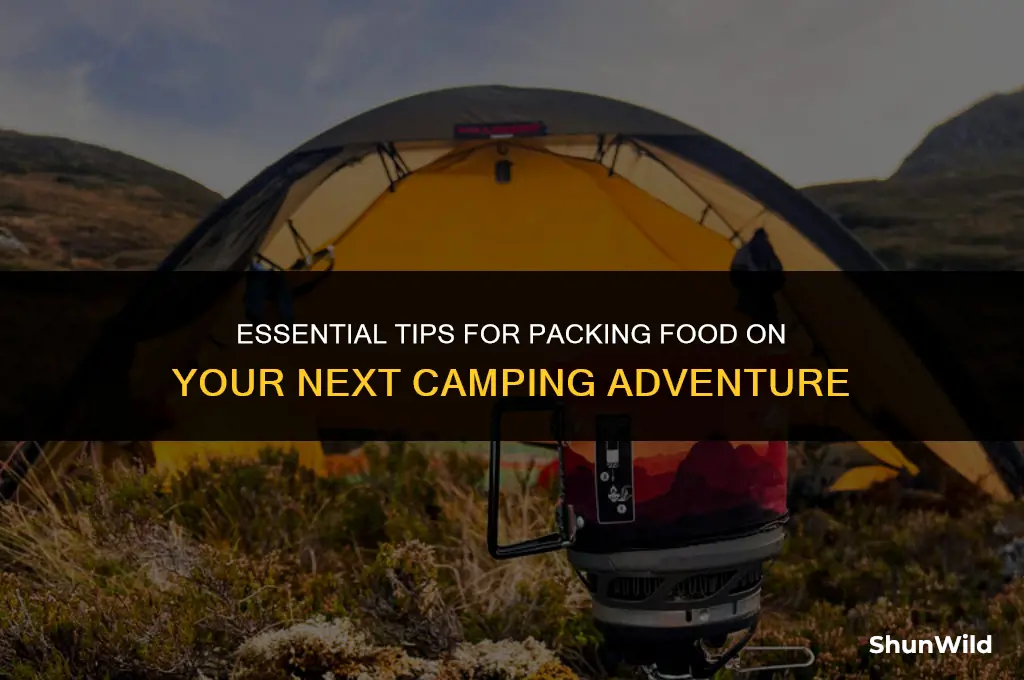 how to bring food for camping