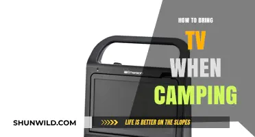 Outdoor Entertainment: How to Bring TV When Camping
