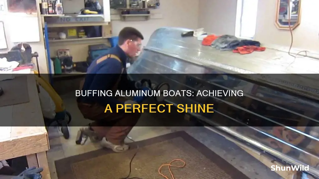 how to buff aluminum boat