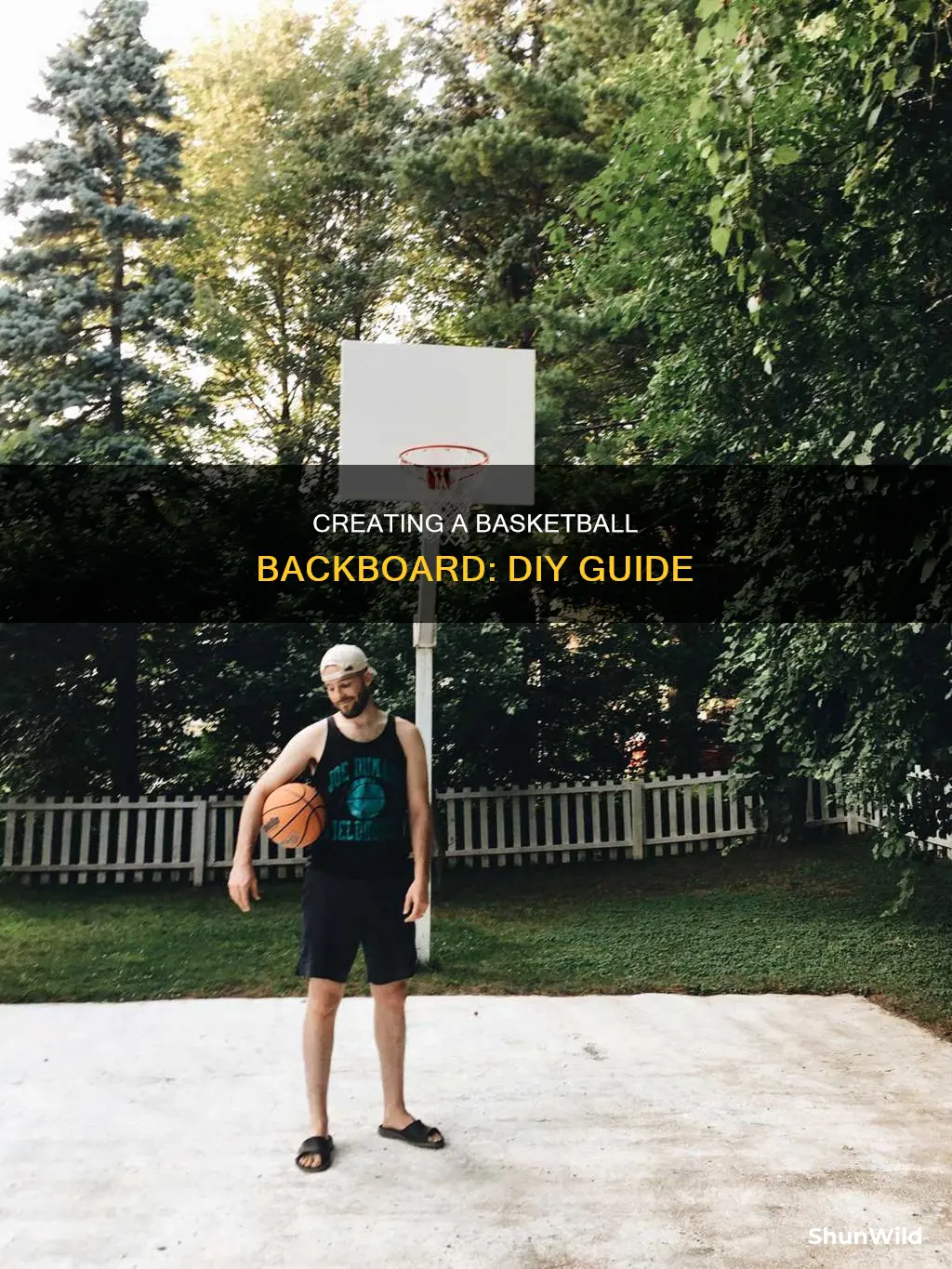 how to build a backboard for basketball