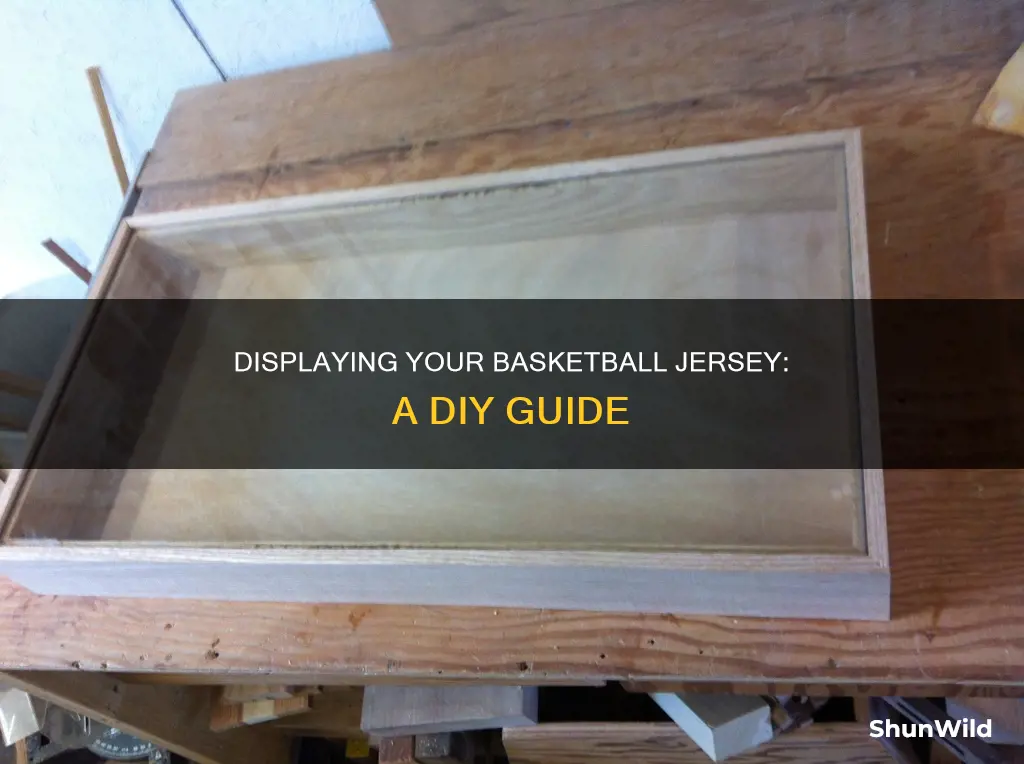how to build a basketball jersey display case