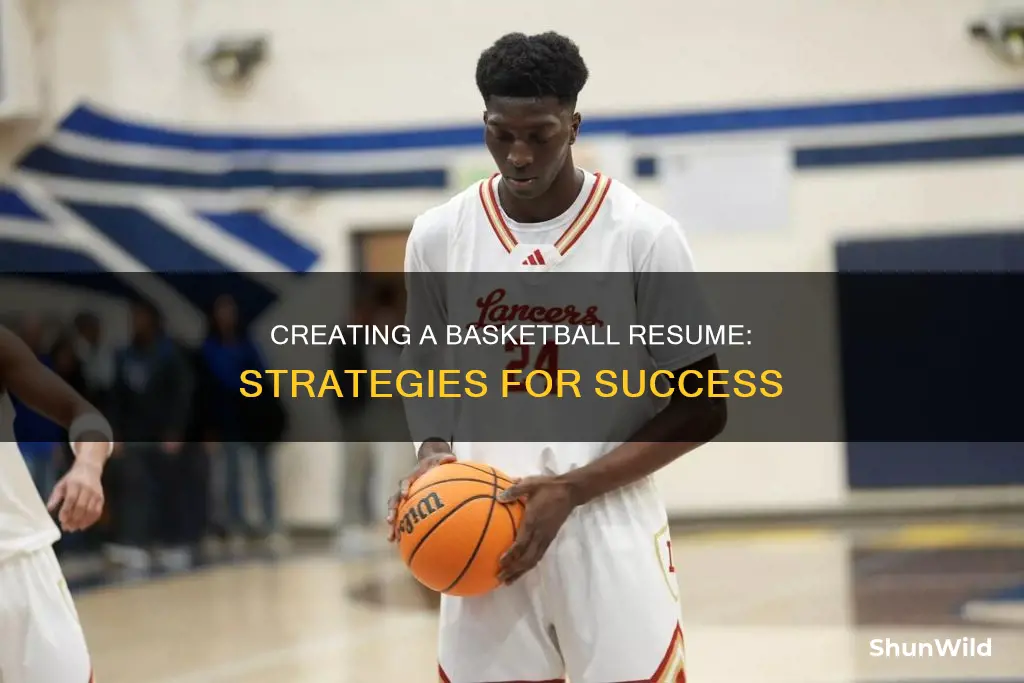 how to build a basketball resume