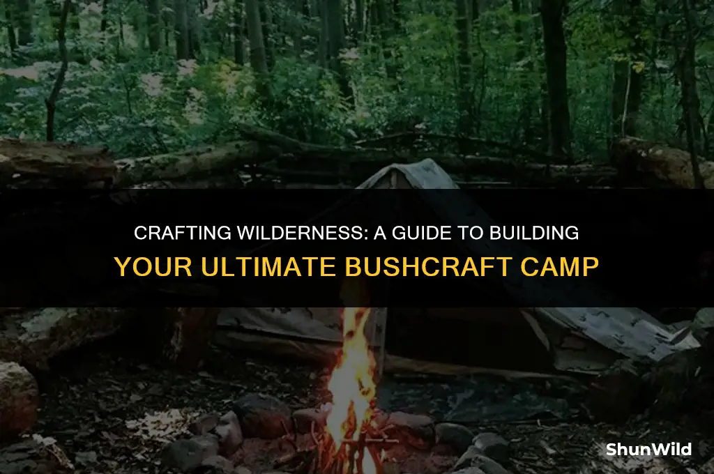 how to build a bushcraft camp