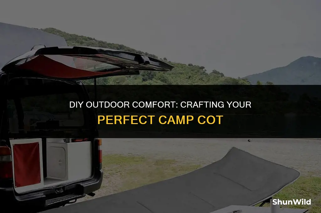 how to build a camp cot
