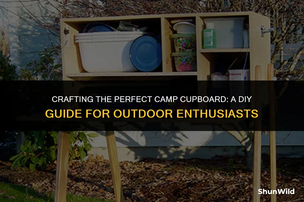 how to build a camp cupboard