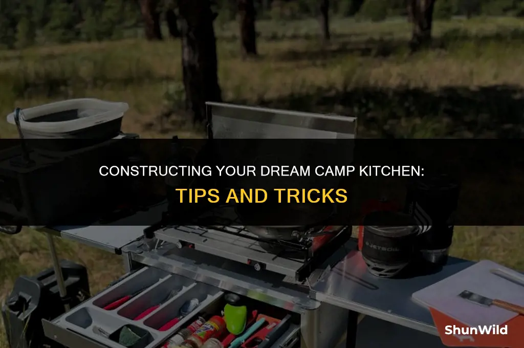 how to build a camp kitchen