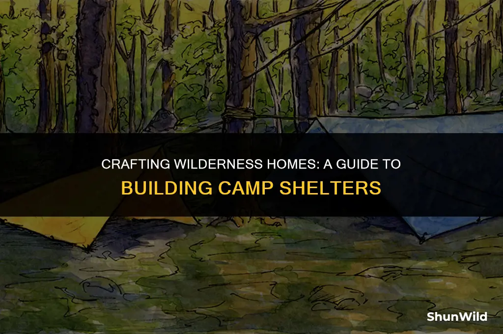 how to build a camp shelter