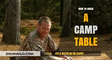 Crafting the Perfect Camp Table: A Step-by-Step Guide