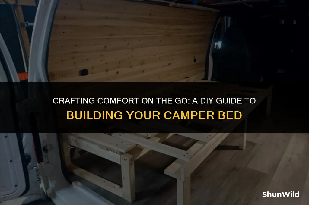 how to build a camper bed