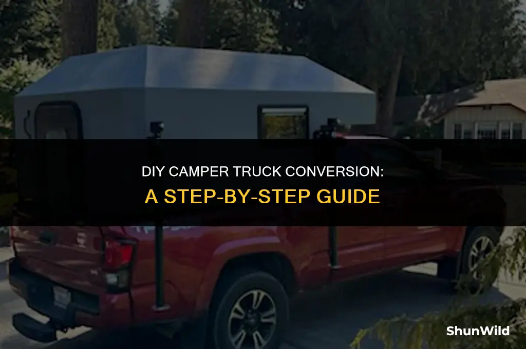 how to build a camper truck