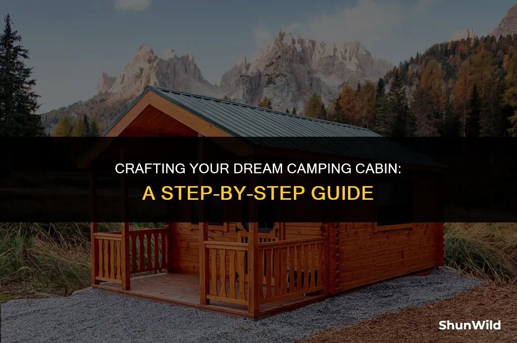 how to build a camping cabin