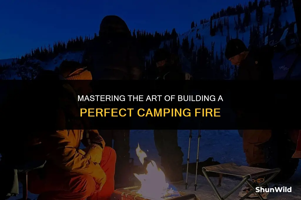 how to build a camping fire