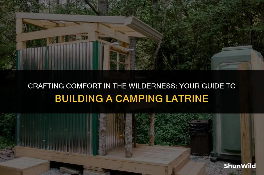how to build a camping latrine