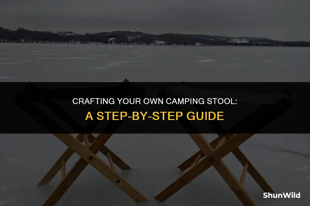 how to build a camping stool