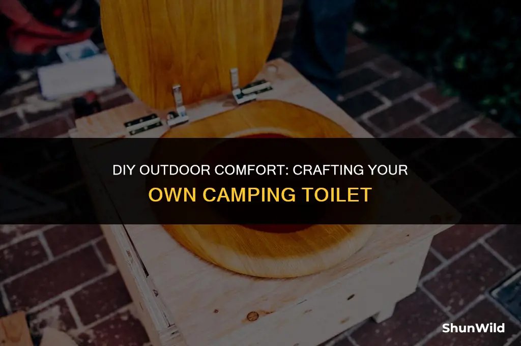 how to build a camping toilet