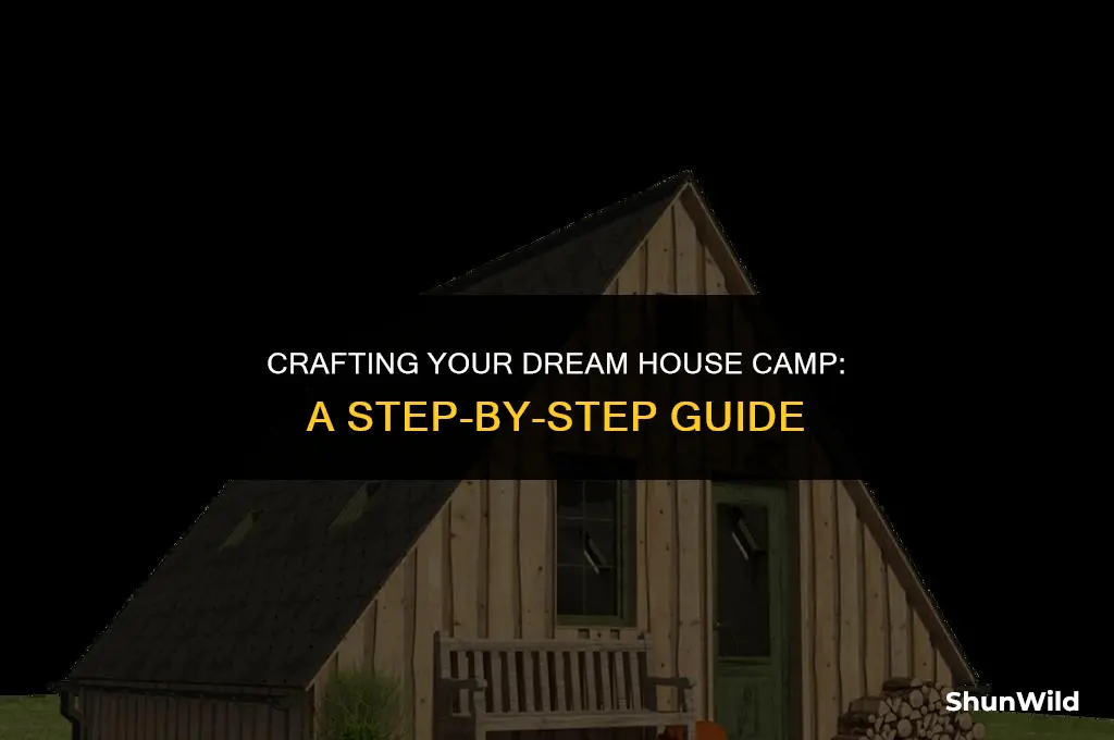 how to build a house camp