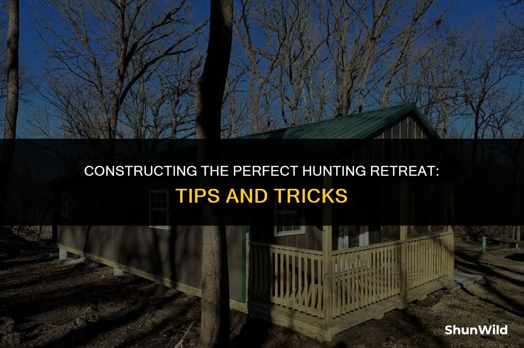 how to build a hunting camp