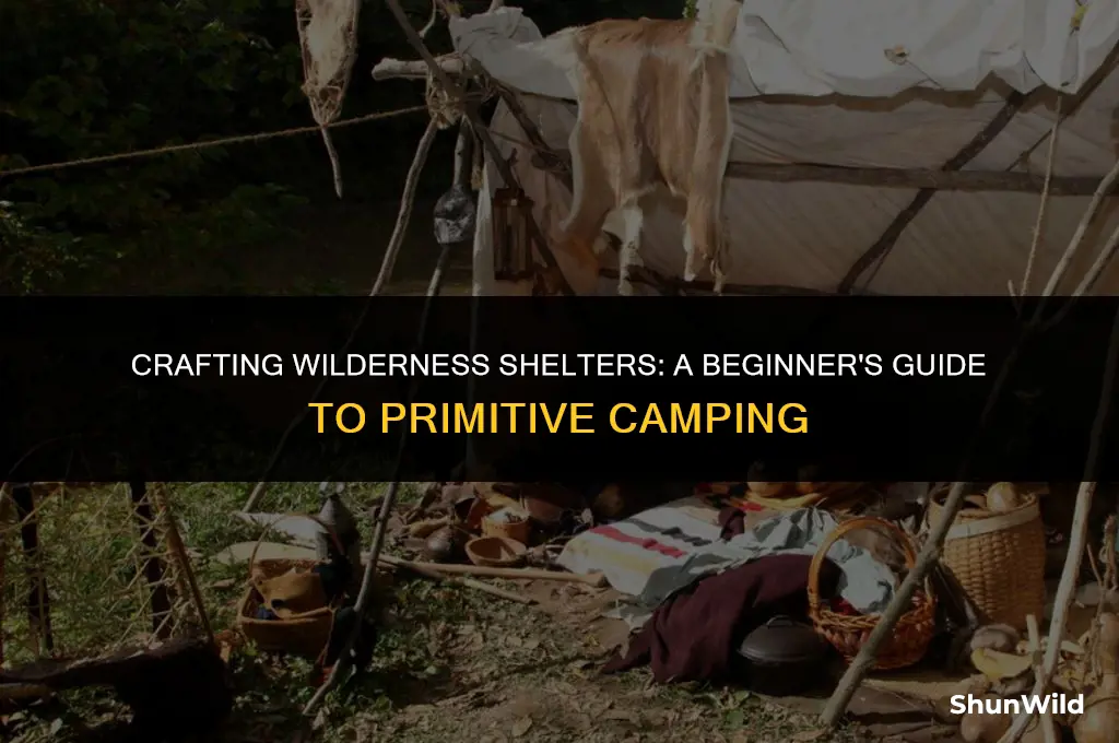 how to build a primitive camp