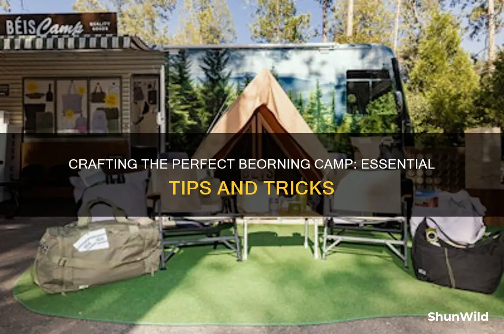 how to build beorning camp