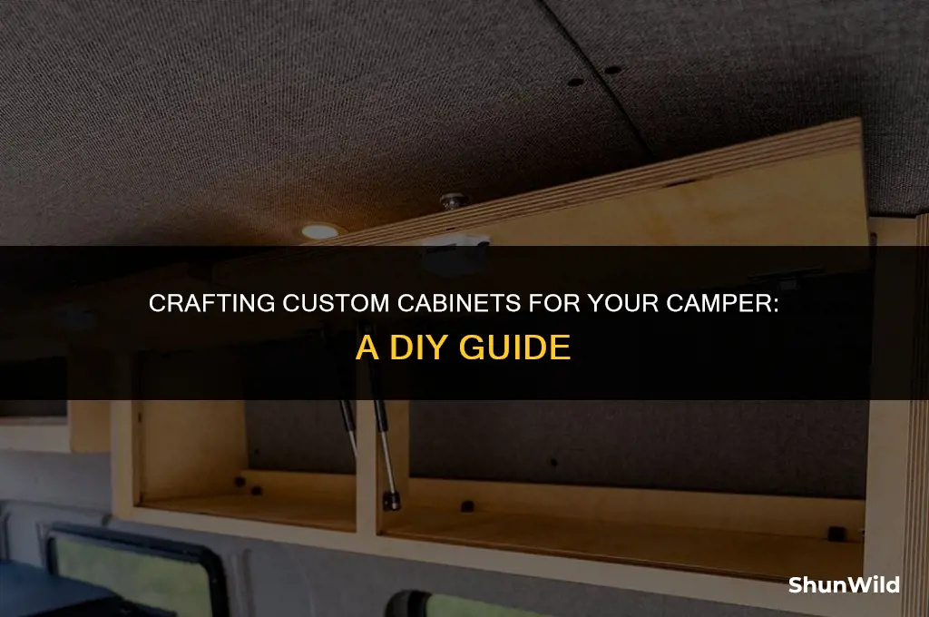 how to build cabinets for camper