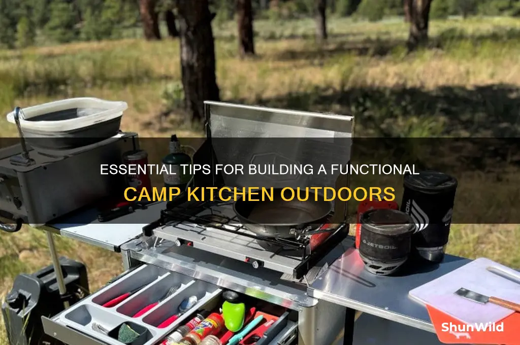 how to build camp kitchen