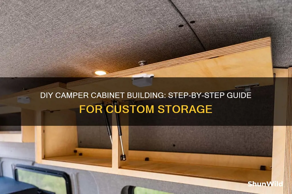 how to build camper cabinets