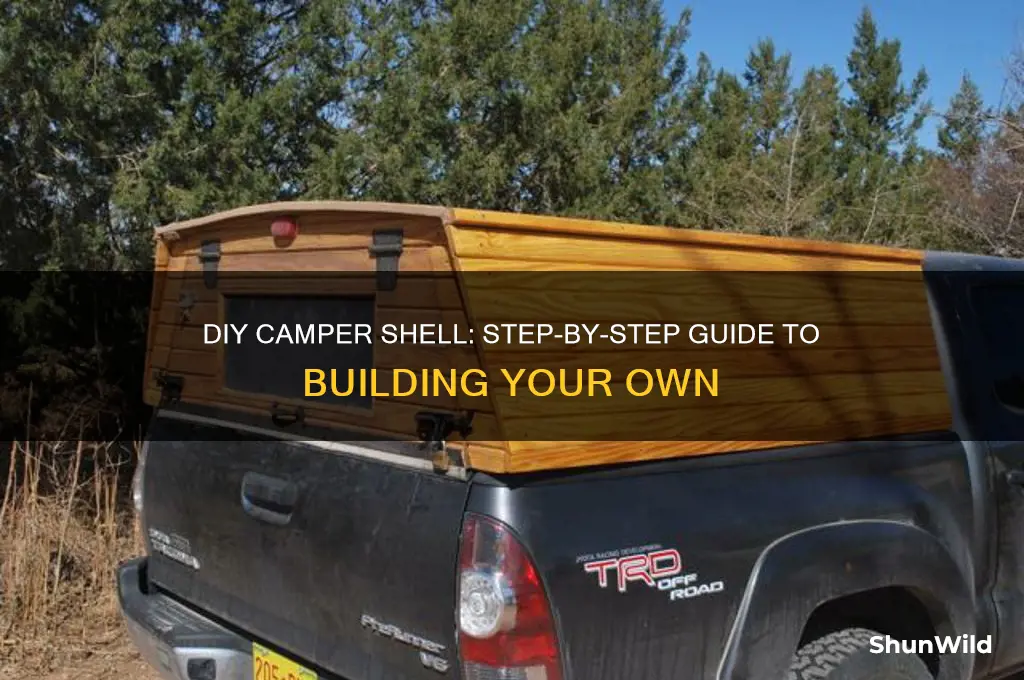 how to build camper shell