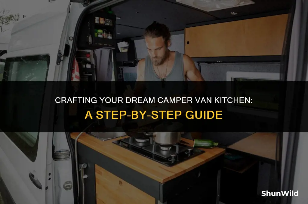 how to build camper van kitchen