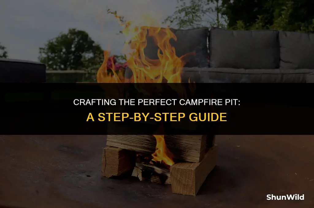 how to build fire pit camping