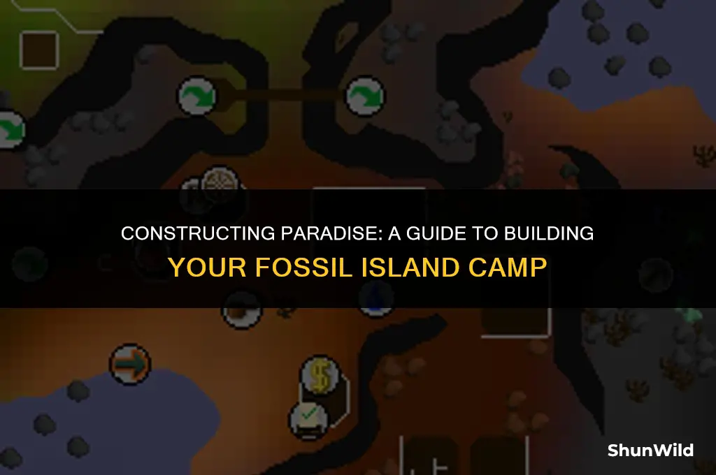 how to build fossil island camp