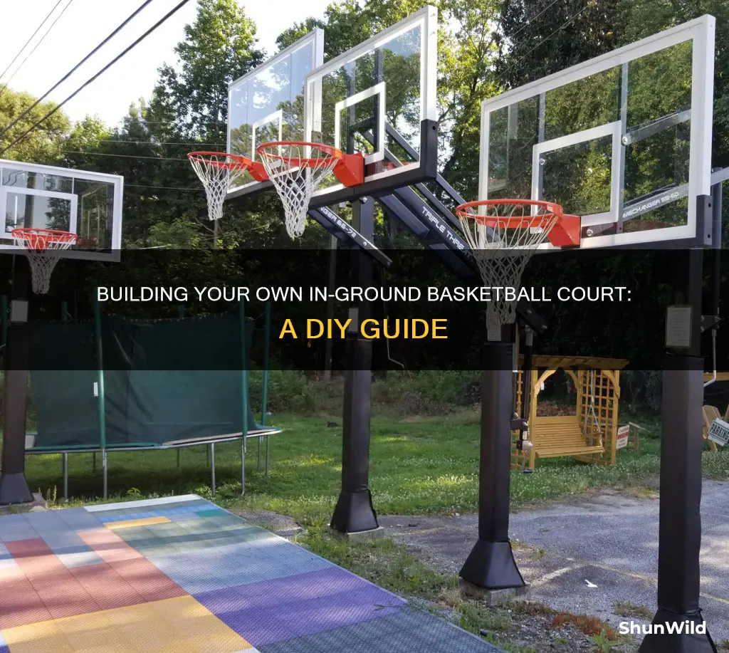 how to build in ground basketball