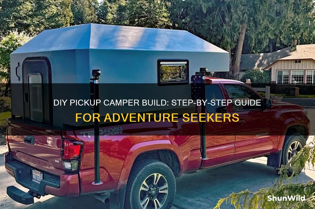 how to build pickup camper