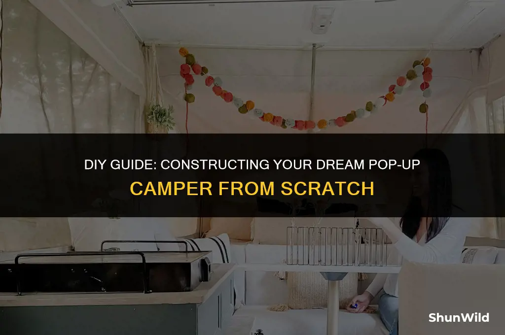 how to build pop up camper