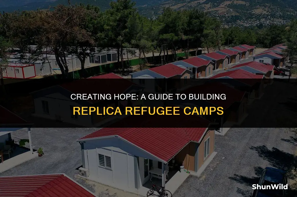 how to build replica refugee camps