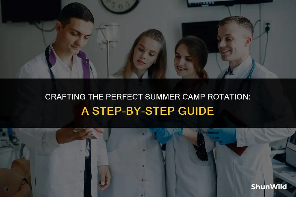how to build summer camp rotation