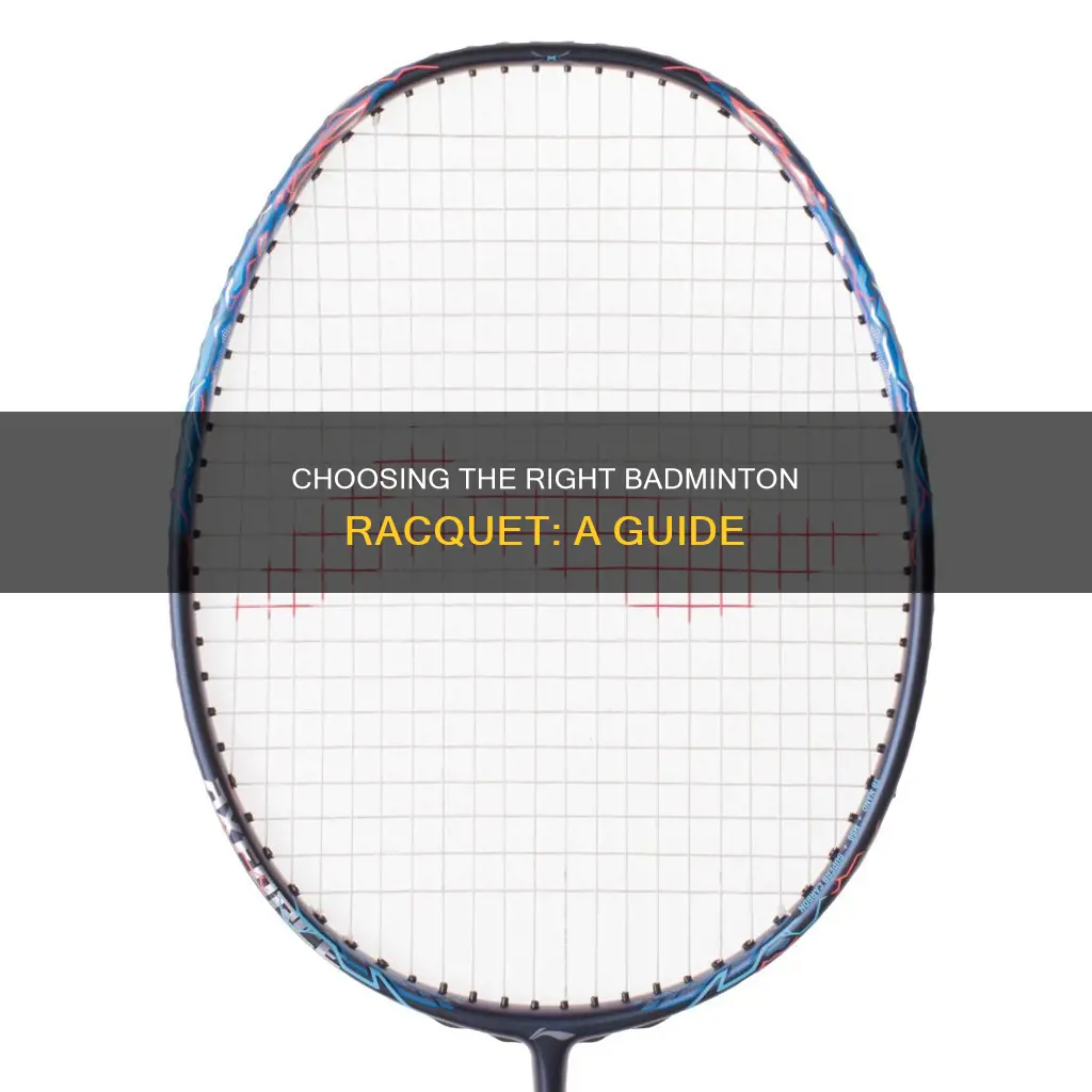 how to buy badminton racquets