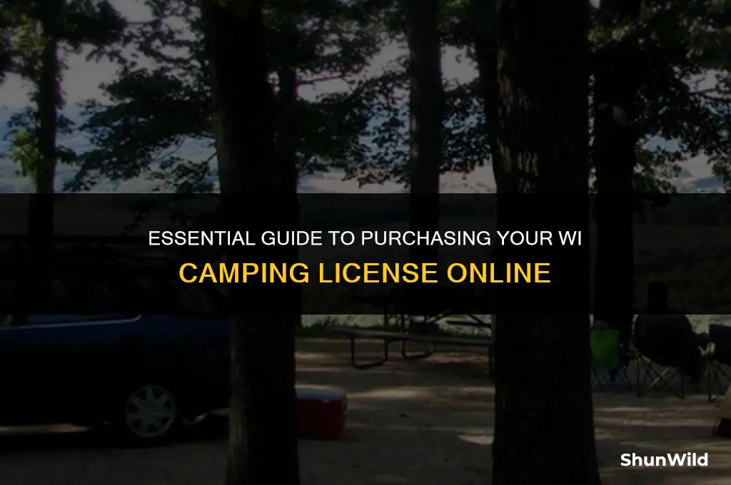 how to buy wi camping licese