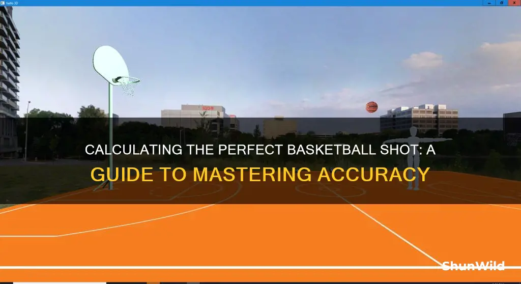 how to calculate a basketball shot