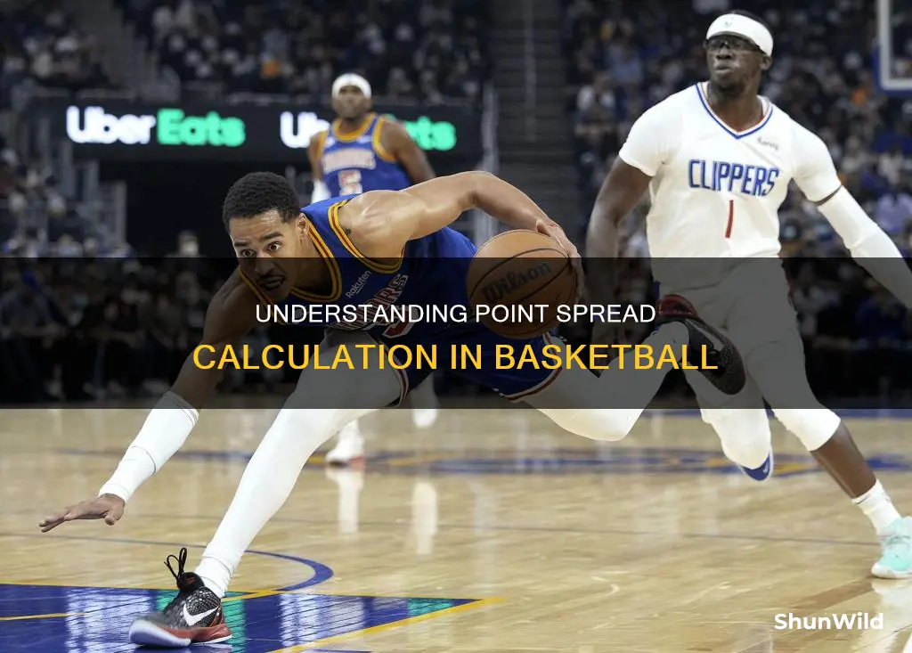 how to calculate basketball point spread
