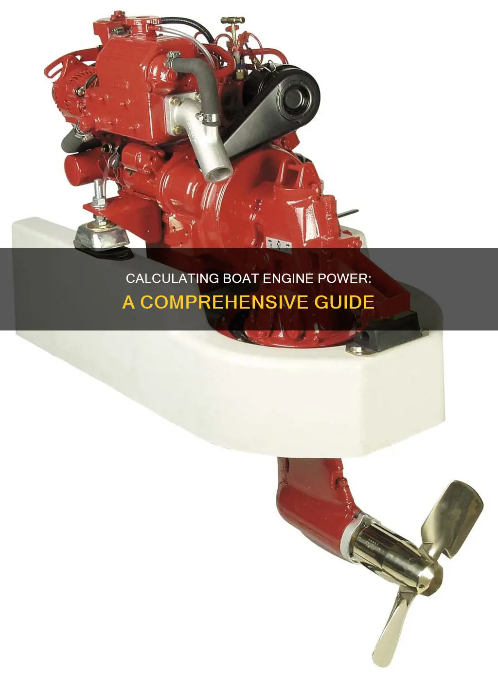 how to calculate engine power for a boat