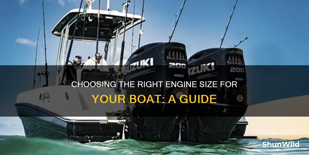 how to calculate engine size for boat