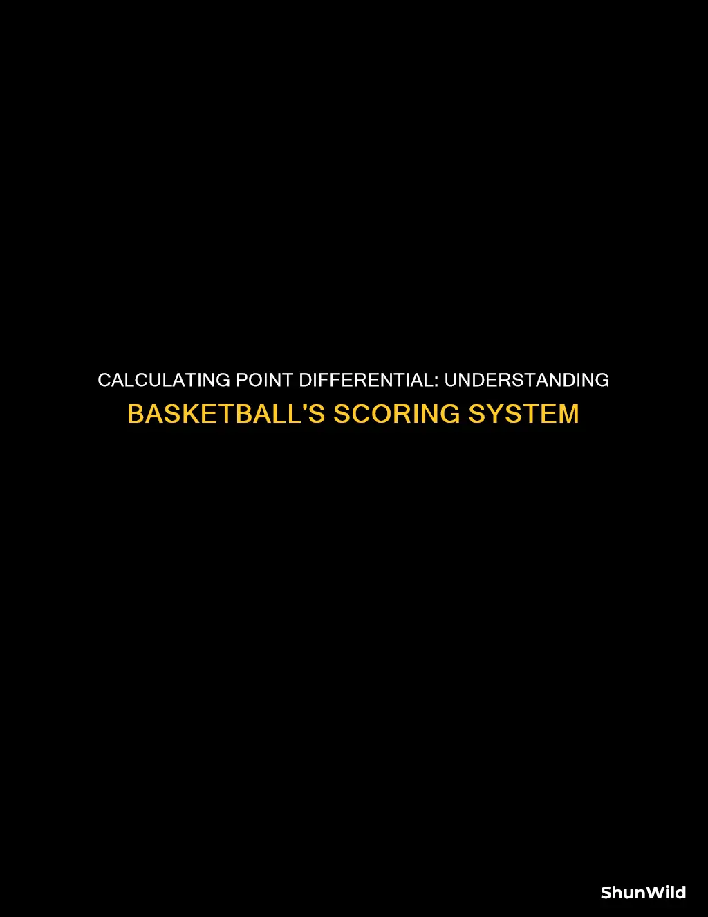 how to calculate point differential in basketball