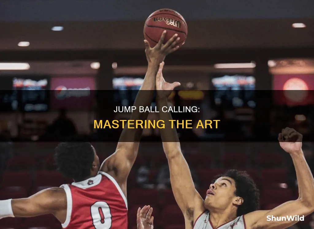 how to call a jump ball in basketball