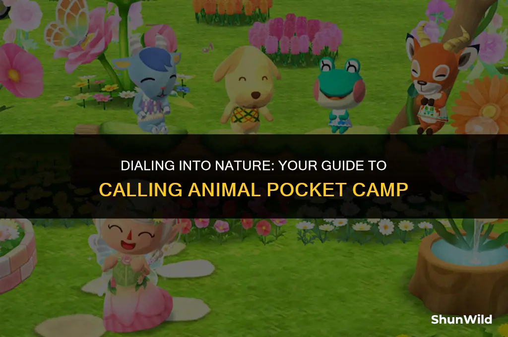 how to call animal pocket camp