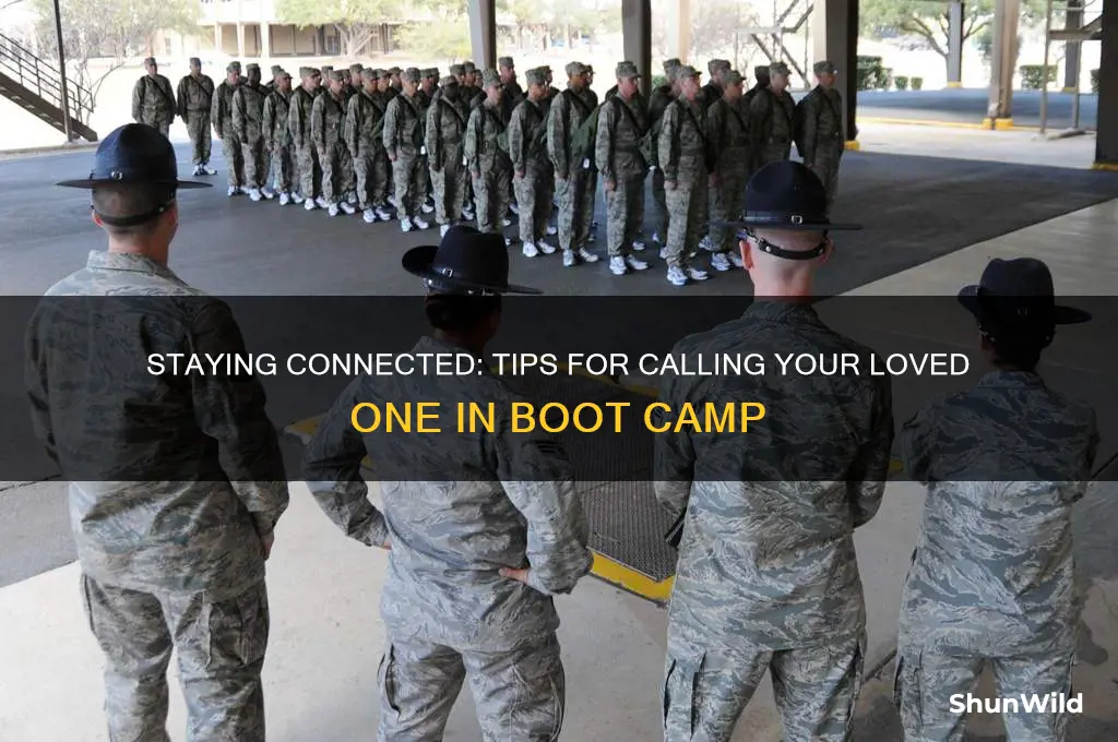 how to call someone in boot camp