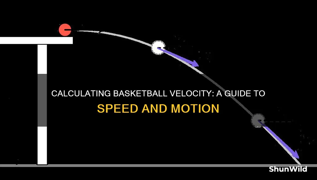 how to calulate velocity of a basketball