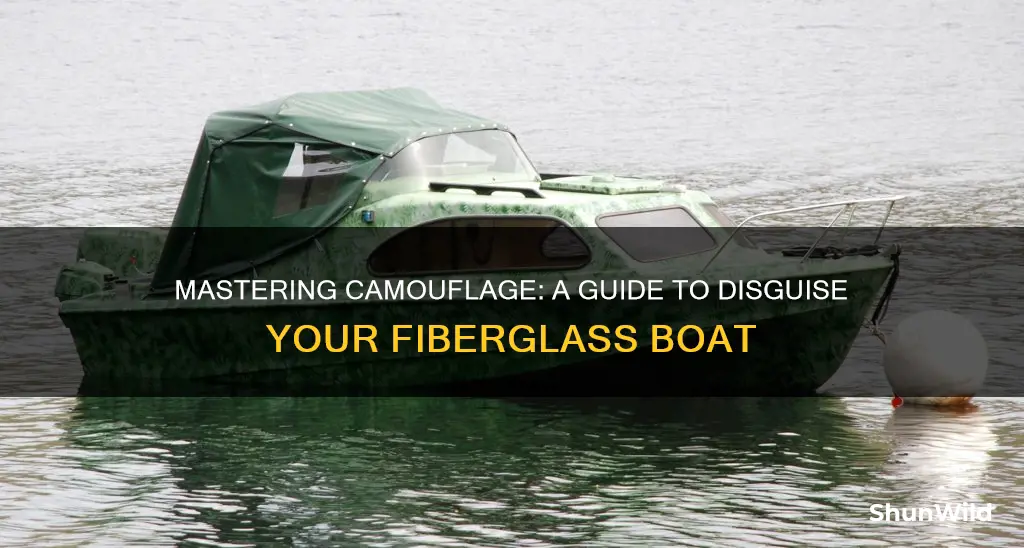 how to camo a fiberglass boat