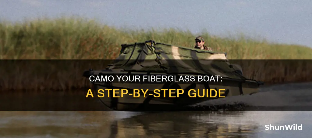 how to camo a fiberglass boat